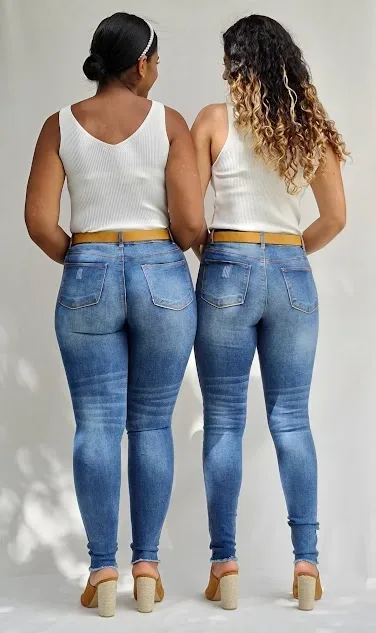 Jeans para dama NANA08 color azul