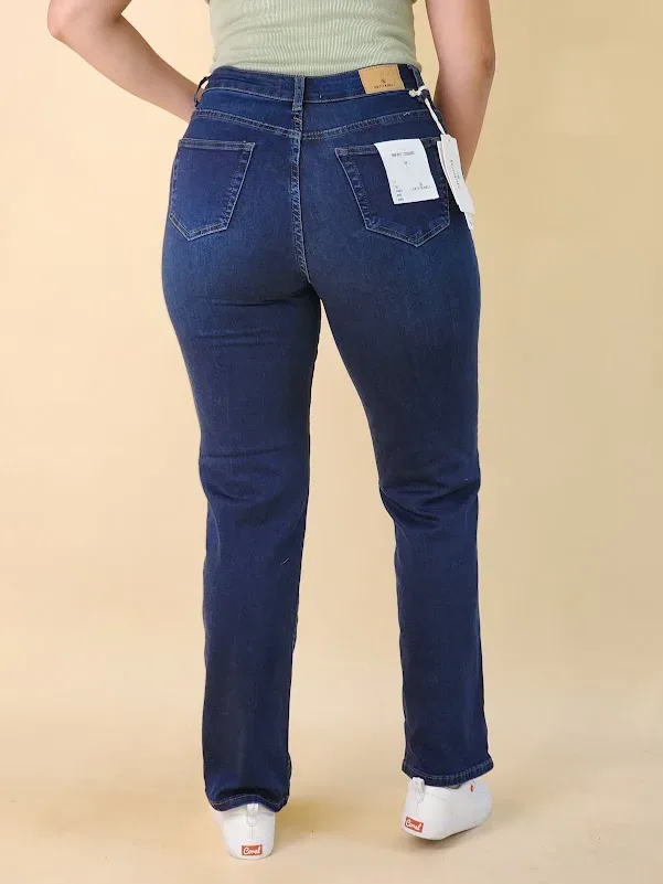 Jeans Estivaneli para dama DPFW-56022 COLOR AZUL OSCURO