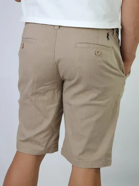 Short Cambridge Polo Club para caballero color beige