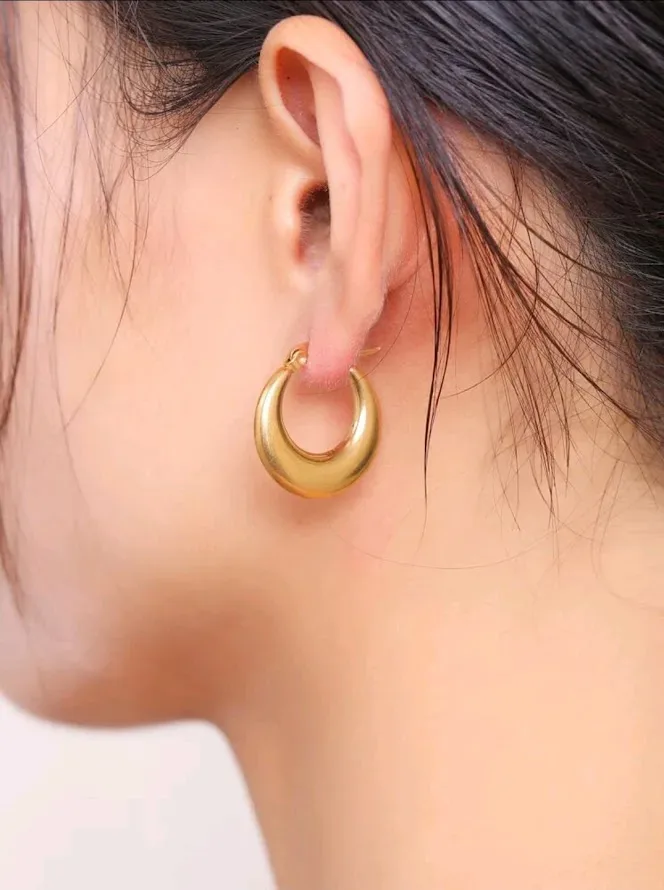 Argollas de Acero inoxidable para Dama