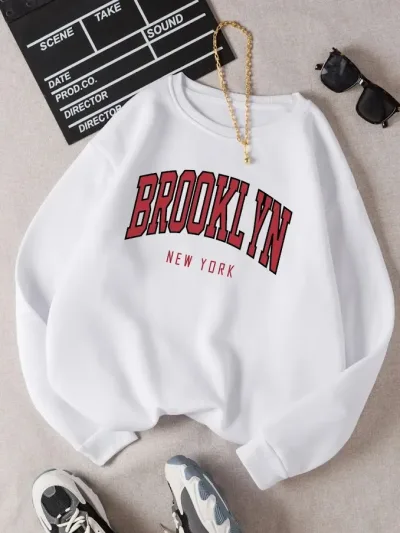 Sudadera para dama color blanco