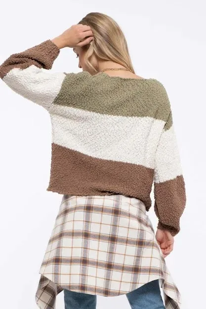 Abrigo para dama multicolor
