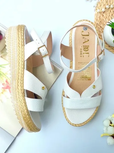 Sandalias Colombianas para Dama Blanco V8 905
