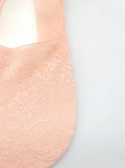 Calcetas cortas rosa de encaje