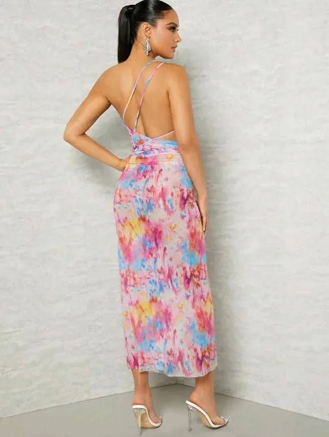 Vestido para dama tie dye