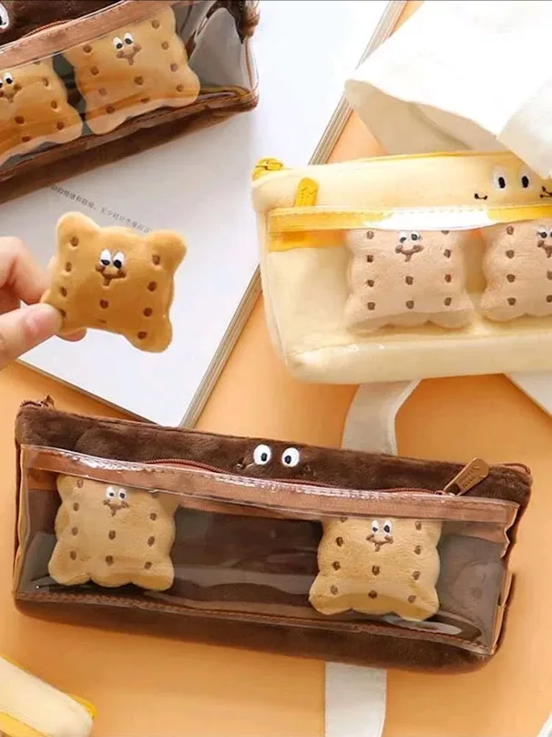 Cartuchera con diseño de galletas color al azar