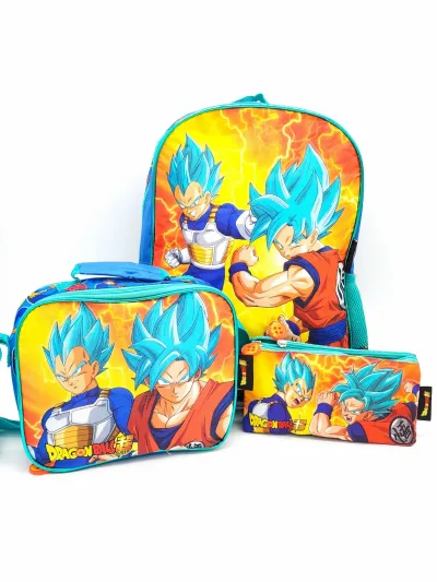 Salveque 3 Piezas Dragon Ball para niño