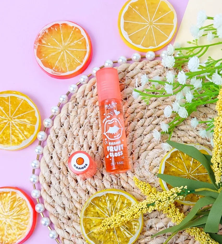 Gloss Amuse para dama sabor naranja