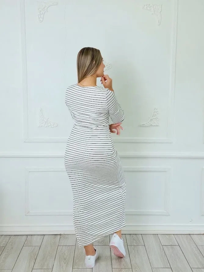 Vestido de rayas para Dama