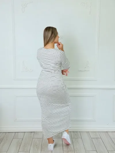 Vestido de rayas para Dama