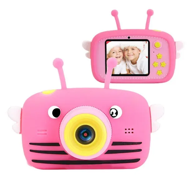 Cámara de video y fotográfia con diseño de abeja