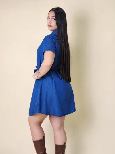 Vestido Cambridge Polo Club para dama CP-24-083740L COLOR AZUL OSCURO