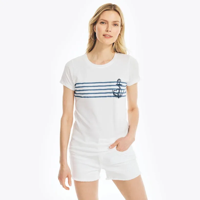 Camiseta Nautica para dama con diseño de ancla