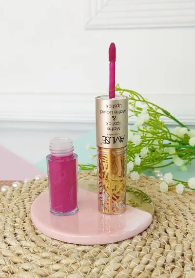 Lápiz labial doble AMUSE LIP 6289-11 Matte Lip Set Lila profundo