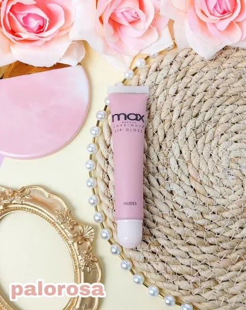 Lip gloss Max para dama color palo rosa