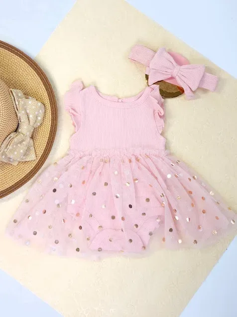 Vestido Madison Layne para niña color rosa