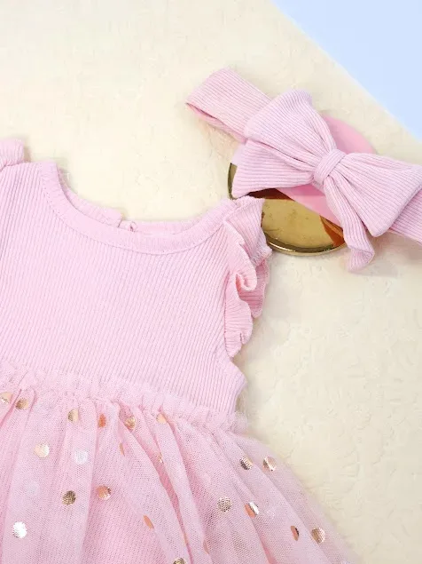 Vestido Madison Layne para niña color rosa