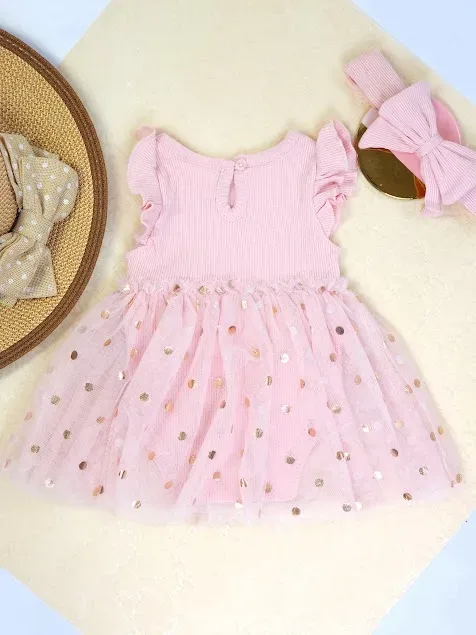 Vestido Madison Layne para niña color rosa