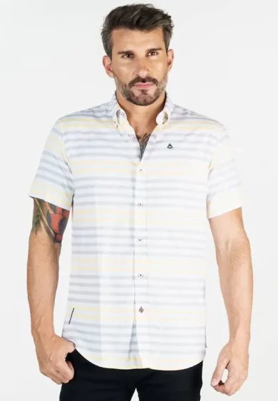 Camisa Hummer para caballero diseño a rayas