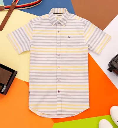 Camisa Hummer para caballero diseño a rayas