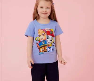 Blusa par niña color celeste