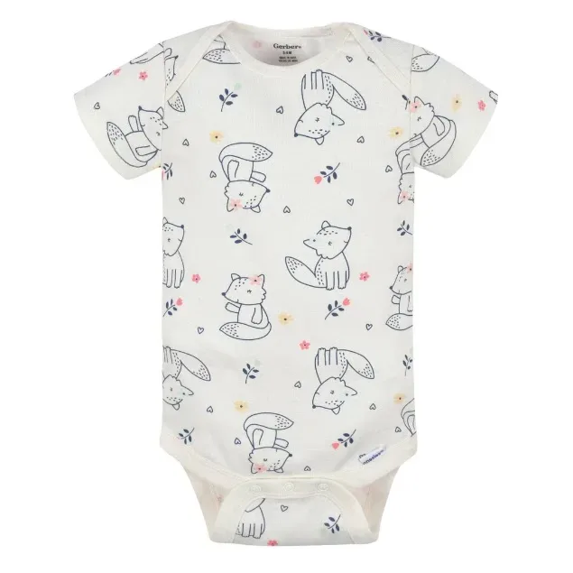 Set mamelucos Gerber para niña multicolores