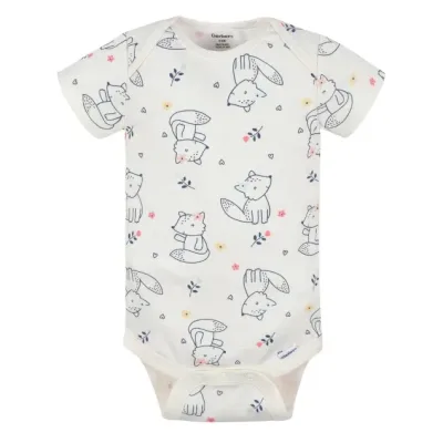 Set mamelucos Gerber para niña multicolores