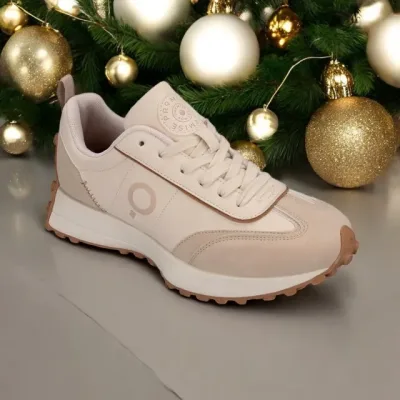 Tenis Promise Italia Cream para dama