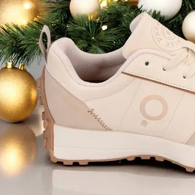 Tenis Promise Italia Cream para dama