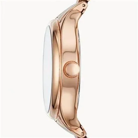 Reloj Fossil para dama color oro rosa