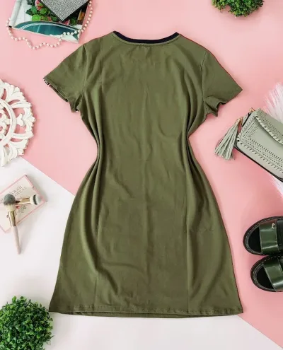 VestidoTommy Hilfiger para dama color verde musgo