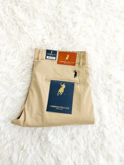 Pantalón Cambridge Polo  Club para caballero color beige