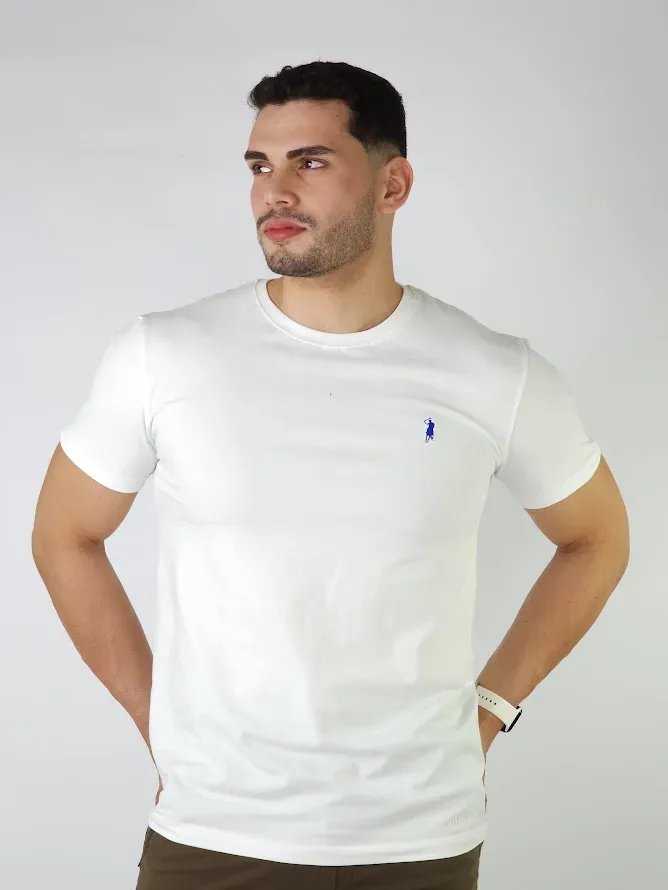 Camiseta Cambrige Polo Club para Caballero color blanco