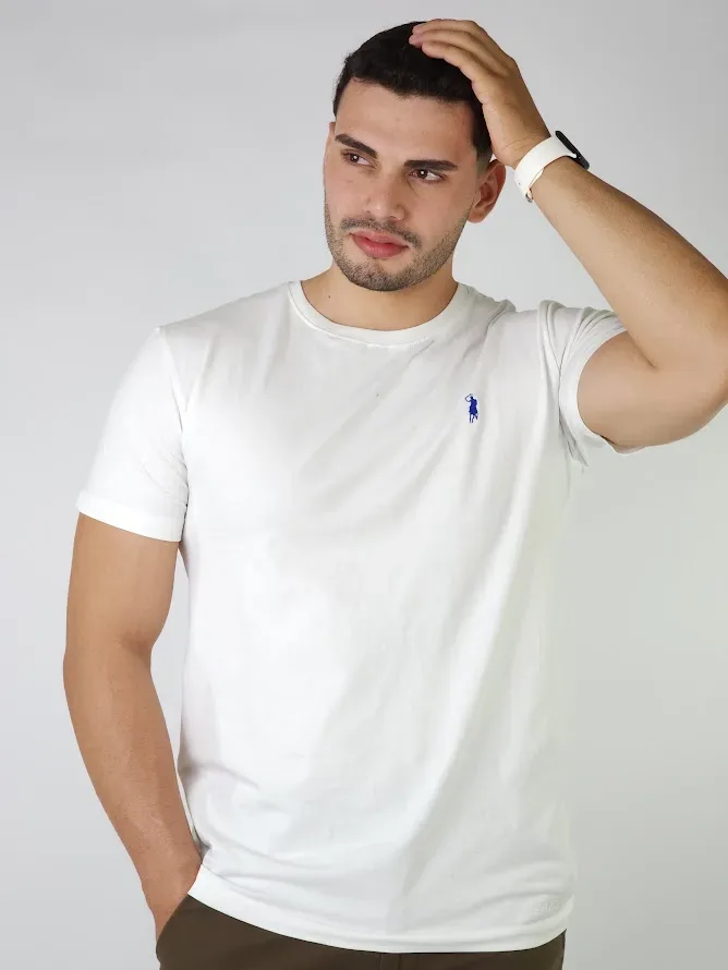 Camiseta Cambrige Polo Club para Caballero color blanco