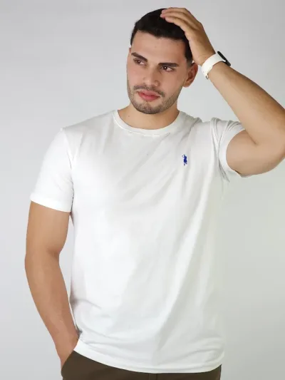 Camiseta Cambrige Polo Club para Caballero color blanco