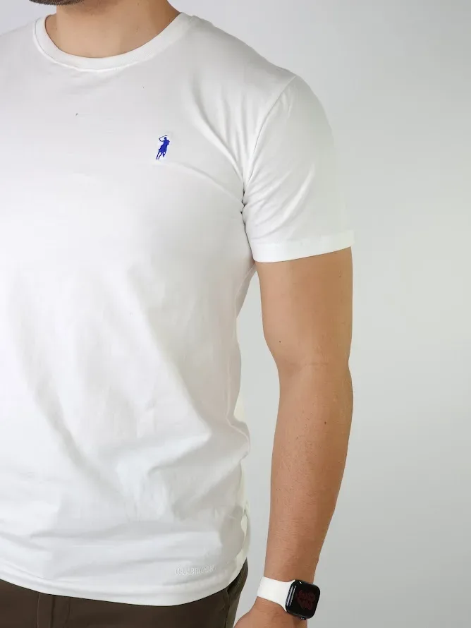 Camiseta Cambrige Polo Club para Caballero color blanco