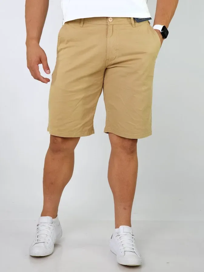 Short Cambridge Polo Club para caballero color café CSHCA-0134