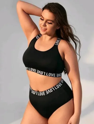 Set de lencería para dama color negro