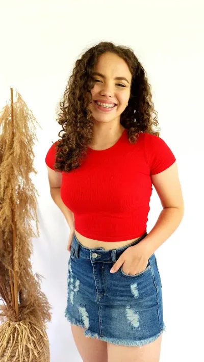 Blusa para dama color rojo