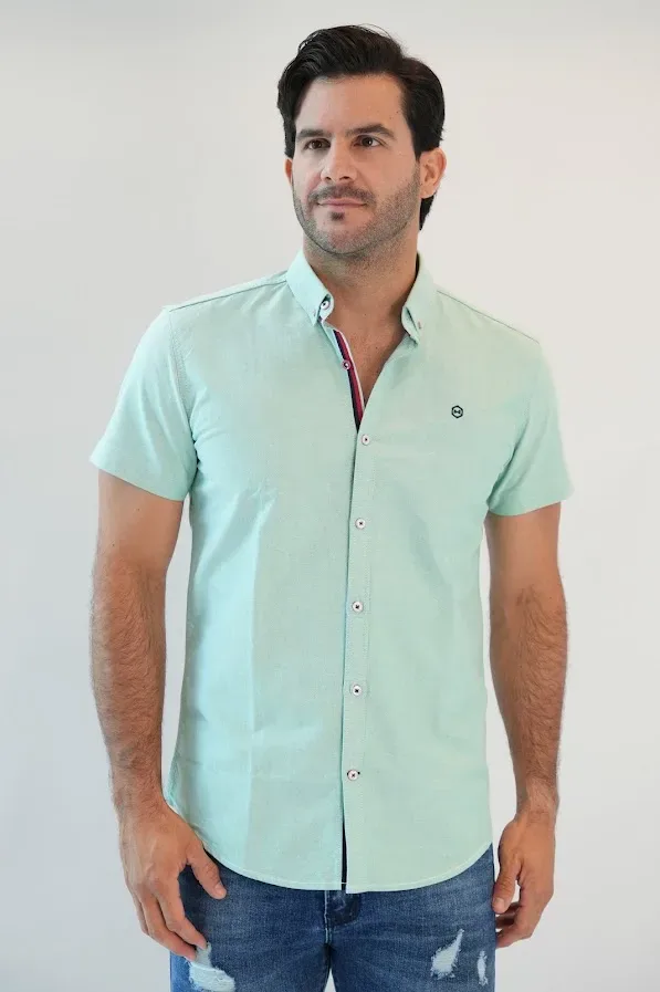 Camisa Hummer para caballero color verde