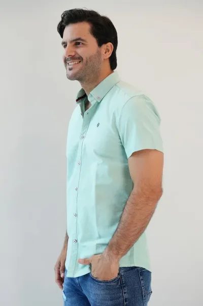 Camisa Hummer para caballero color verde