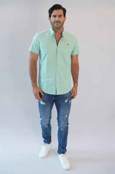 Camisa Hummer para caballero color verde