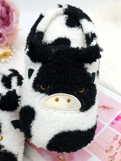 Pantuflas de vaca