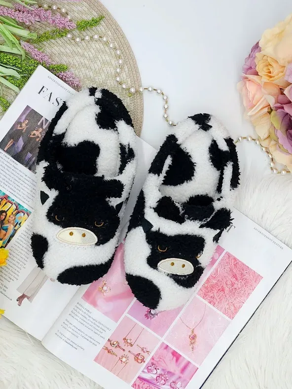 Pantuflas de vaca