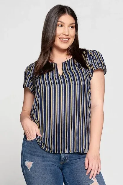 Blusa para dama a rayas