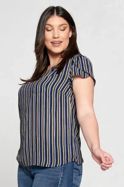 Blusa para dama a rayas