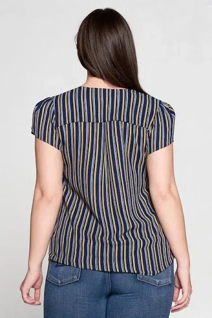Blusa para dama a rayas