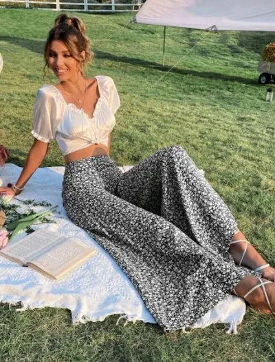 Pantalón para dama color floral