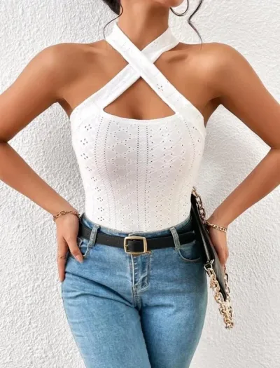 Blusa para dama color blanco