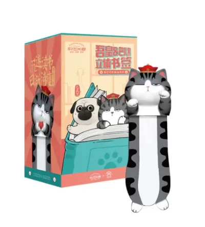 Separador de libro con diseño de gatito